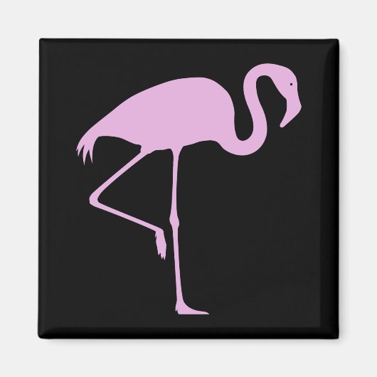 Best Price Pink Flamingo Black Magnet (Vorne)