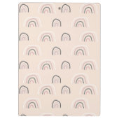 Best Principal Ever Personalized Boho Rainbow Klemmbrett (Rückseite)