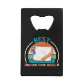 Best Production Design Retro - Filmgeschenk - Crew Geldbeutel Flaschenöffner (Vorderseite)