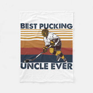 Best Pucking Uncle Ever Funny Hockey Uncle Saying  Fleecedecke