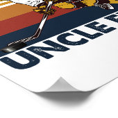 Best Pucking Uncle Ever Funny Hockey Uncle Saying  Poster (Ecke)