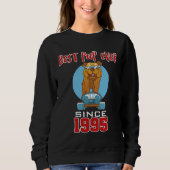 Best pup ever since 1995 sweatshirt (Vorderseite)