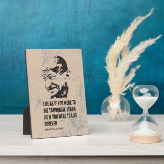 Best Quotes Mahatma Gandhi Plaque Fotoplatte