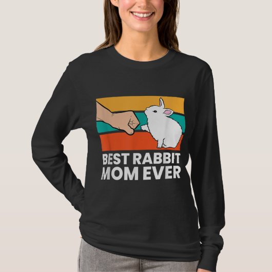Best Rabbit Mama jemals Niedlich Bunny Rabbit Mama T-Shirt (Vorderseite)
