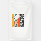 Best Rabbit Vater je Funny Rabbit Pater Rabbit Bu Banner (Vertikal)