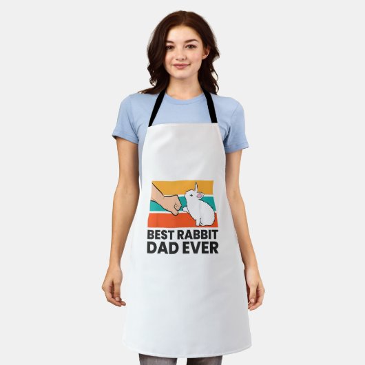 Best Rabbit Vater je Funny Rabbit Pater Rabbit Bu Schürze (Getragen)