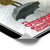 Best Raincoat Vintage Poster (Ecke)