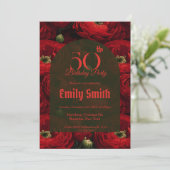 Best Ranunculus Floral Party Einladung (Stehend Vorderseite)