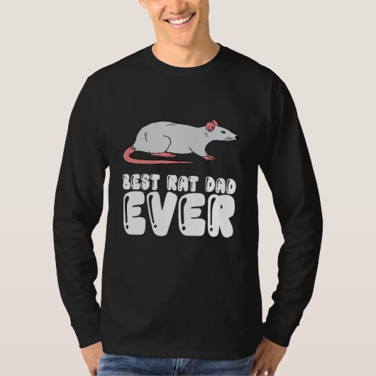 Best Rat Dad Ever T-Shirt (Vorderseite)