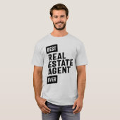 Best Real Anwesen Agent Jobtitel Geschenk T-Shirt (Vorne ganz)