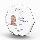 Best Realtor Award Personalized Photo Fotoblock (Rechts)