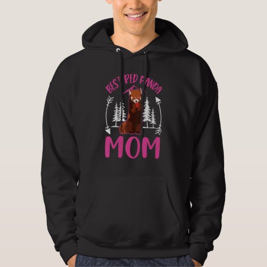 Best Red Panda Mom Ever Hoodie (Vorderseite)