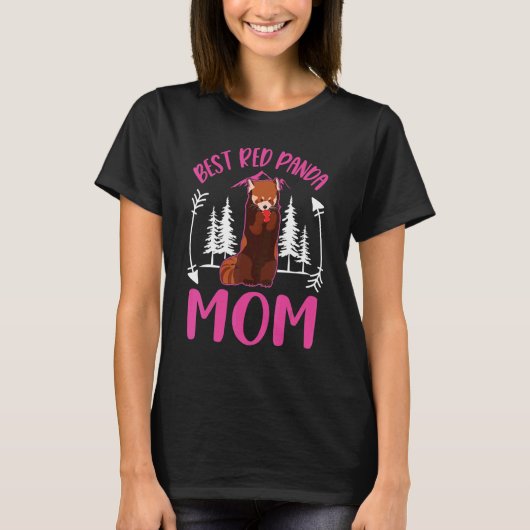 Best Red Panda Mom Ever T-Shirt (Vorderseite)