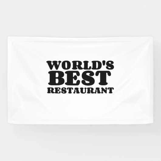 BEST RESTAURANT BANNER (Horizontal)