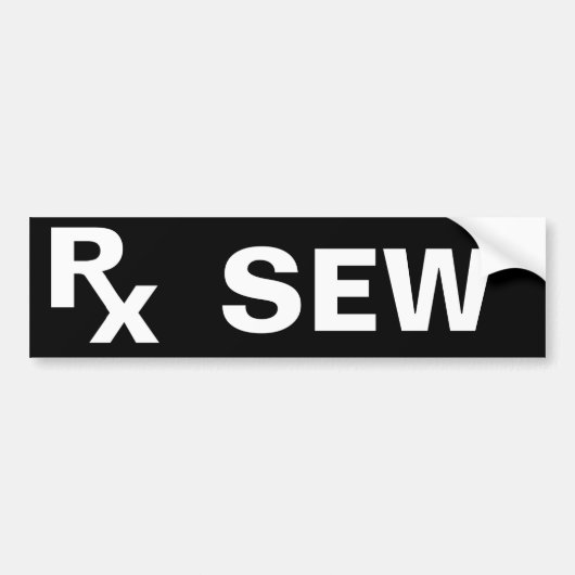 BEST Rezept - RX SEW - Create Autoaufkleber (Vorne)