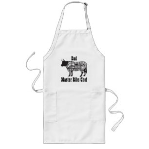 Best Ribs Chef, Customizable Apron Lange Schürze