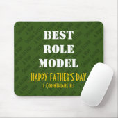 BEST ROLE MODEL Happy Vatertag Personalisiert Mousepad (Mit Mouse)