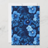 Best Rose Sparkle Happy Birthday Einladung (Rückseite)