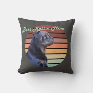 Best Rottie Mama Retro Kissen