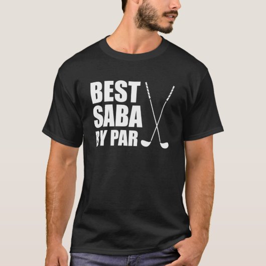 Best Saba by Par Judengrandpa Golfer Pub T-Shirt (Vorderseite)
