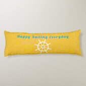 Best Sailor Baby Blue Orange Seitenschläferkissen (Rückseite)