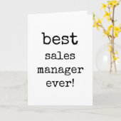 Best Sales Manager aller Zeiten, Wertungskarte Karte (Gelbe Blume)
