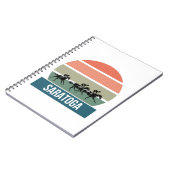 Best Saratoga rasse track design gift Notizblock (Linke Seite)