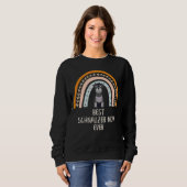 Best Schnauzer Mama Ever Dog Boho Rainbow Sweatshirt (Vorne ganz)