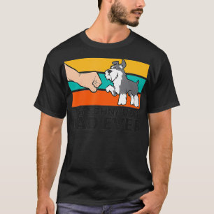 Best Schnauzer Vater Ever Schnauzer Dog Papa Liebe T-Shirt