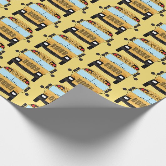 Best School Bus Driver Danke für Ihr Dankeschön Ge Geschenkpapier (Ecke)