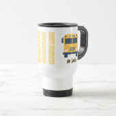 Best School Bus Driver Travel Mug Reisebecher (VorderseiteRechts)