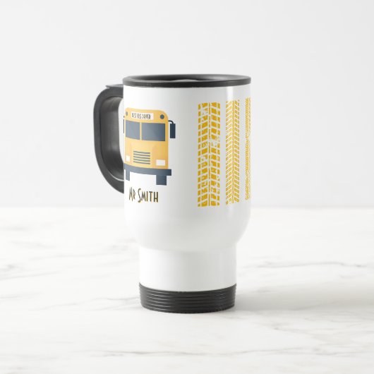 Best School Bus Driver Travel Mug Reisebecher (Vorderseite Links)