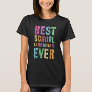 Best School Librarian je Danke Hallo Sommer T-Shirt