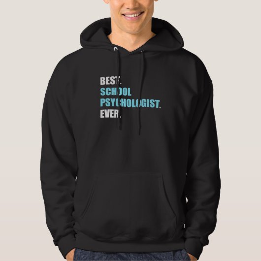 Best School Psychologist Psychology Teacher Studen Hoodie (Vorderseite)
