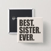 Best. Schwester. Immer. Button (Vorne & Hinten)