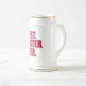 Best. Schwester. Immer.(rosane) Bierglas (VorderseiteRechts)