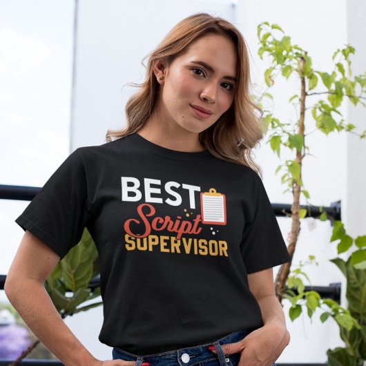 Best Script Supervisor - Continuity Champion T-Shirt