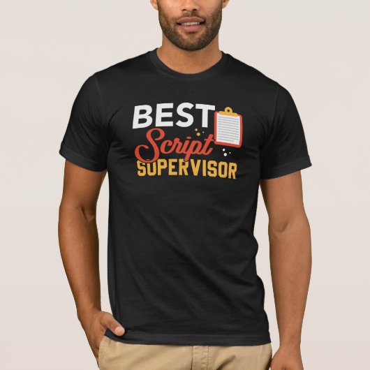 Best Script Supervisor - Continuity Champion T-Shirt (Vorderseite)