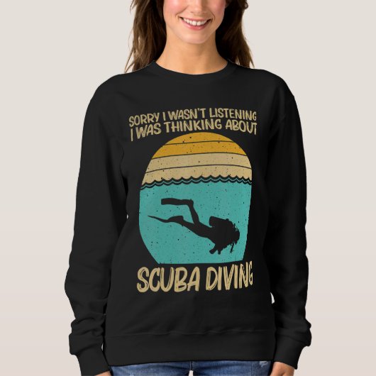 Best Scuba Diving Art For Men Women Professional S Sweatshirt (Vorderseite)
