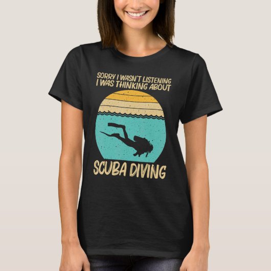 Best Scuba Diving Art For Men Women Professional S T-Shirt (Vorderseite)