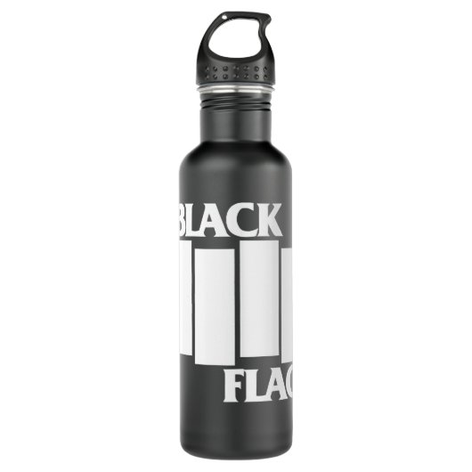 Best Seller Black Flag Merchandise Essential T-Shi Edelstahlflasche (Vorderseite)