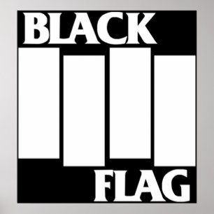 Best Seller Black Flag Merchandise Poster