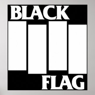 Best Seller Black Flag Merchandise Poster