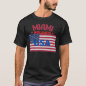 Best Seller Original Miami Holidays USA T-Shirt (Vorderseite)