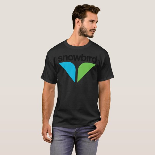 BEST SELLER - Snowbird Logo Merchandise Essential T-Shirt (Vorne ganz)