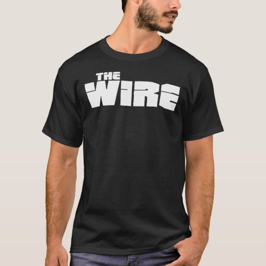 BEST SELLER - The Wire Logo Merchandise Wesentlich T-Shirt (Vorderseite)