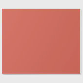 Best selling Burnt Sienna Wrapping Paper Geschenkpapier (Flach)