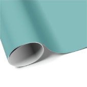 Best selling Deep Aquamarine Wrapping Paper Geschenkpapier (Rolleneckpunkt)