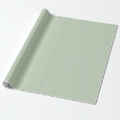 Best selling Sage Green Wrapping Paper Geschenkpapier (Ungerollt)