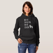 Best Sheltie Dad Ever Mens Shetland Sheepdog Dog Hoodie (Vorne ganz)